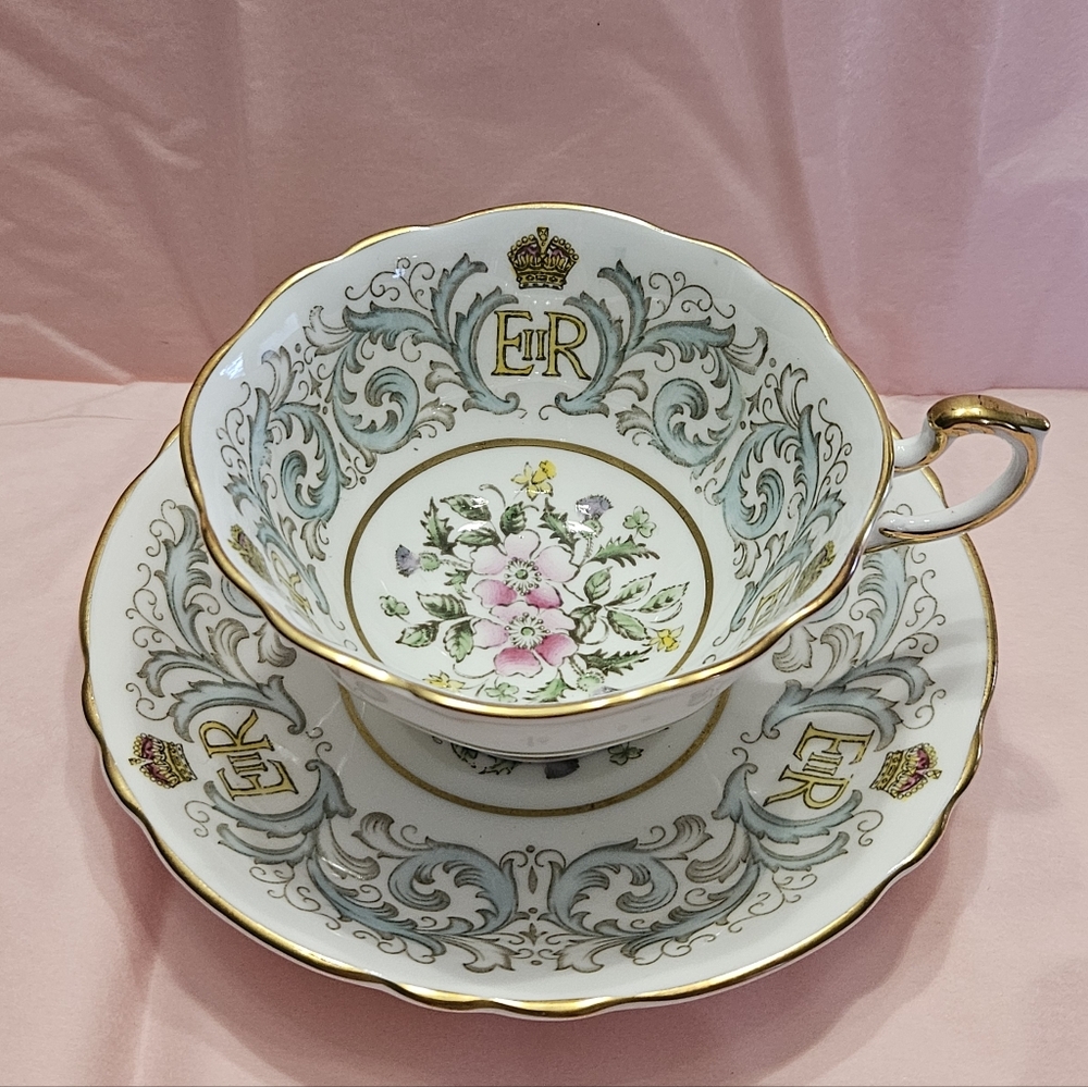 Paragon 1953 Commemorative Cup & Saucer.